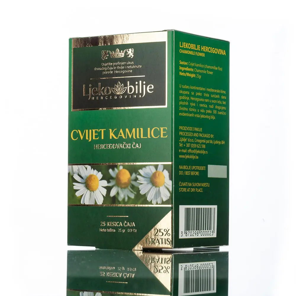 Kamilica – filter čaj sa omotnicom Kamilica – filter čaj sa omotnicom